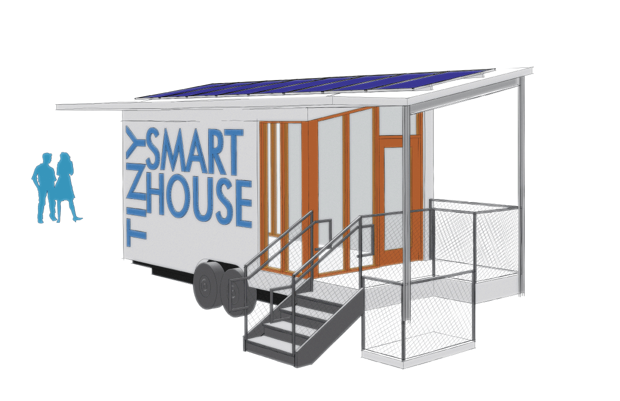 3D sketch of tiny smart house